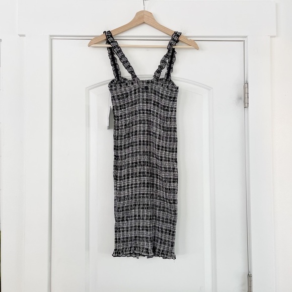 Volcom Seeriously Smocked Dress Black Combo - XS - Picture 10 of 11